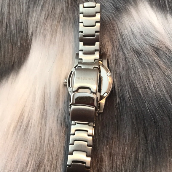 Silver Tourneau Watch sz 7.25